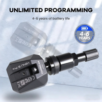 THINKCAR VEN5PRO 2 en 1 Capteur RF 315MHz & 433MHz TPMS Outil de réparation de pneus Scanner Testeur de capteurs de pression des pneus Programmation