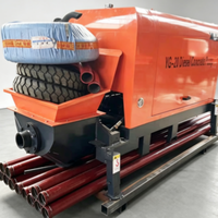 Pompe à béton diesel remorquable, efficace et durable, pour le coulage de béton sur chantier