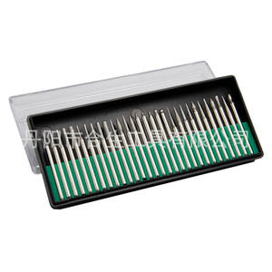 Juego de 30 agujas de diamante Mr Drill para pulir, brocas de carburo con punta cónica para pulir y tallar. - Product Image 3