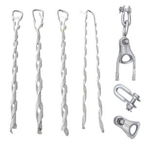 ตัวหนีบยึดสายไฟเบอร์ออปติกสำหรับสายเคเบิล ADSS แบบมีแรงดึง ตัวหนีบสายไฟเบอร์แบบปล่อย ตัวหนีบปลายสายพลาสติก - Product Image 5