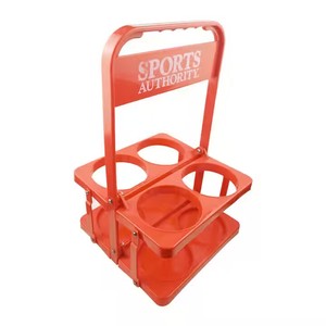 Porte-bouteilles de bière et de vin réutilisable rouge, pliable, avec poignée, pour 4/6 bouteilles, idéal pour la Russie, Krusovice, <span class=keywords><strong>Peroni</strong></span> - Product Image 5