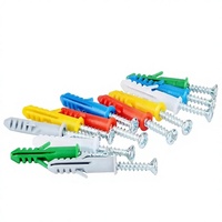 Offre Spéciale coloré multi taille attache tube d'expansion bouchons muraux ancre en plastique