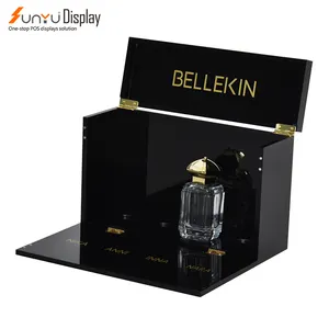 Alta qualidade atacado personalizado luxo varejo acrílico maquiagem perfume display stand