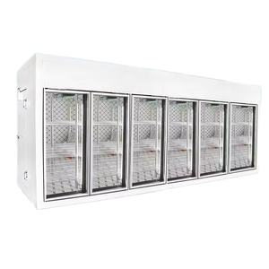 Soğutma et sebze balık meyve küçük endüstriyel güneş enerjili soğuk odalar cam kapi ekran soğutucu ve dondurucu yürümek - Product Image 2