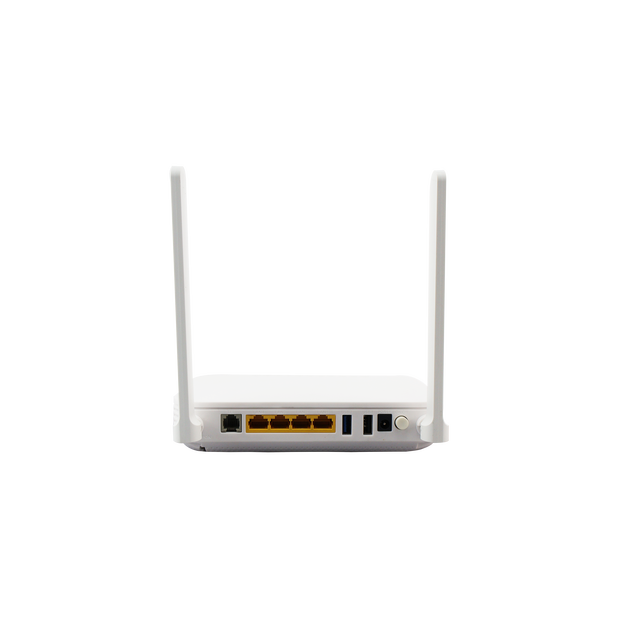 XG-PON ONT Wi-Fi 6 Router HZY-HN8145X6 4GE USB POTS Dual Band 574+2402Mbps 2x2 MIMO FTTH Gateway