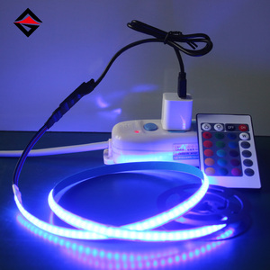 Phổ biến 5V USB 4pin điều khiển <span class=keywords><strong>RGB</strong></span> ánh sáng linh hoạt COB <span class=keywords><strong>LED</strong></span> <span class=keywords><strong>Strip</strong></span> cho trang trí trong nhà - Product Image 1