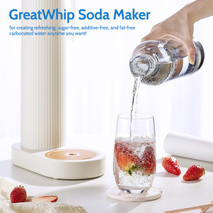 Machine à soda Greatwhip adaptée aux bouteilles de gaz de 0,6 L, <span class=keywords><strong>distributeur</strong></span> <span class=keywords><strong>d</strong></span>'<span class=keywords><strong>eau</strong></span> <span class=keywords><strong>gazeuse</strong></span> pour boissons gazeuses - Product Image 4