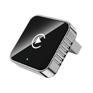 อะแดปเตอร์ไร้สาย CarPlay Android 2025 รุ่นใหม่ สมาร์ทออโต้ ติดตั้งง่ายแบบ Plug&Play เชื่อมต่อ <span class=keywords><strong>BT</strong></span> WiFi ได้เสถียร อัปเกรด OTA ได้ ใช้ได้กับรถยนต์ 99% - Product Image 1