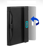 Portefeuille de voyage personnalisé en gros avec protection RFID et boucle pour stylo
