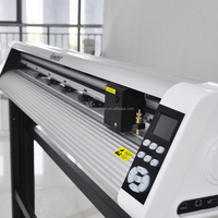 Plotter de corte de vinilo, máquina trazadora cortadora de etiquetas de 1350mm y 48 pulgadas con función de contorno automático