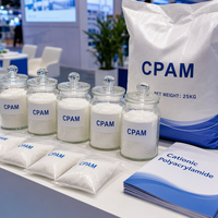 Polyacrylamide Cationique CPAM Zhendong, Floculant en Poudre pour Traitement de l'Eau à Haute Densité de Charge, Pureté 99%, pH 5.0-7.0
