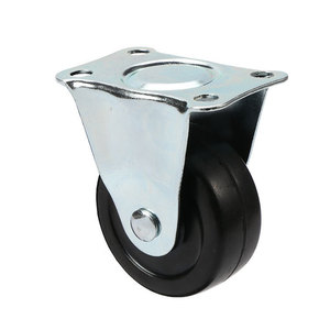 Wolverine Casters 2 Inch Fixed Caster Rubber Wheel For Office Desk Furniture Durable Lightweight - Product Image 4