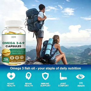 Cápsulas de Gel Suave Veganas OEM con Omega-3-6-9, Suplementos Halal, 1000 mg de Aceite de Pescado, Cápsulas de Gel Suave Omega 3 6 9 - Product Image 5