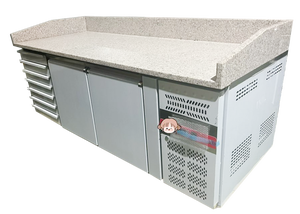 VICTORY KITCHEN-Mesa de pizza refrigerada de acero inoxidable para laboratorio - Product Image 6