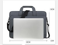 Sacoche d'ordinateur portable professionnelle en Oxford, moderne, durable, avec logo personnalisé, design bandoulière étanche, grande capacité pour le travail de bureau