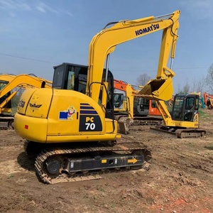 Marque japonaise fabriquée au Japon, excavatrice d'occasion de 7 tonnes Komatsu Pc70-8 vendue à bas prix, la machine fonctionne bien - Product Image 2