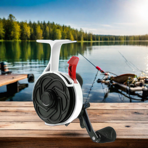 Nuevo Modelo de Carrete de Pesca en Hielo de Grafito con Diseño de Patas Altas 2.5:1 3+1BB 169g, <span class=keywords><strong>para</strong></span> Pesca con Mosca en Lago, Río y Mar, Mano Izquierda, Arrastre Máximo de 3.5kg - Product Image 2