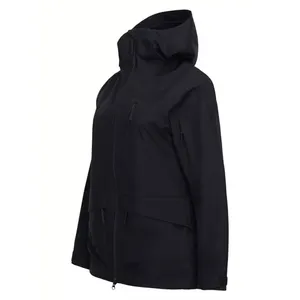 2024 черная классическая водонепроницаемая ветрозащитная куртка мужская и женская куртка для альпинизма