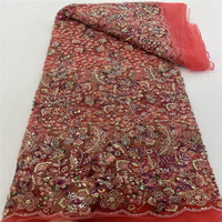 Perle Tube Sequin Broderie Perlée Sequin Tissu Robe De Mariée Designer Haut De Gamme Tissu En Gros