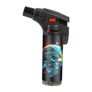 2025 Offre Spéciale Logos personnalisés rechargeables coupe-vent Jet Slant Torche Briquets pour Cigarette - Product Image 5