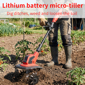 Motoculteur <span class=keywords><strong>électrique</strong></span> portatif SENGXIN, motobineuse rotative, <span class=keywords><strong>batterie</strong></span> au lithium, micro-sarcleuse, désherbeuse, cultivateur domestique de petite taille - Product Image 1