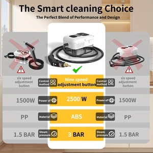 Limpiador de Vapor Portátil de Alta Temperatura, Juego de Máquina de Limpieza a Vapor Presurizado para Humos de Cocina, Sofás y Juntas de Azulejos - Product Image 2