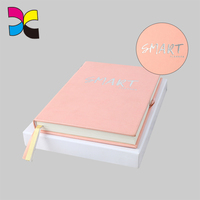 Haute Qualité PU Planner Journal Notebook Couleur Rose Avec Boîte Cadeau