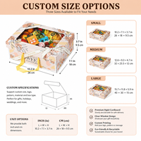 Boîte d'emballage personnalisée pour fruits frais, boîte en carton ondulé haut de gamme avec fenêtre, boîte cadeau pour oranges, raisins, myrtilles