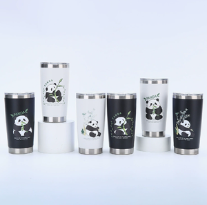 Gobelet isotherme à double paroi en acier inoxydable 304 de 20 oz avec imprimé panda, anti-fuite, sans BPA, isolation de 12 à 24 heures, tasse de voyage/voiture - Product Image 5
