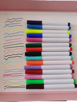 Marcadores de Colores en Caja, para Decoración de Fondo en Reuniones Anuales Empresariales, Manualidades y Suministros de Coloreo