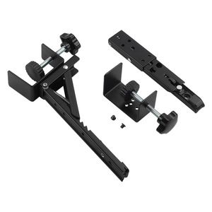 Extended Folding Bracket Adjustable Desktop Support Stand For <b>Computer</b> <b>Desk</b> Keyboard Wrist Rest No Drill Mounting Bracket - Product Image 2