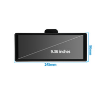 YOSOVLAMP 9 pouces enregistreur de conduite portable navigation de voiture haute définition image de recul système de navigation carplay sans fil