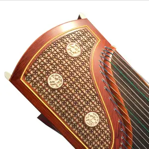 Geleneksel Hollow oyulmuş Guzheng çin Yangzhou Guzheng 21 dizeleri antik çin müzik aletleri