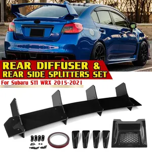 Difusor de Parachoques Trasero, Alerón, Kit de Carrocería, Divisores Laterales Traseros, Aletas de Tiburón, Cubierta de Luces Traseras para Subaru STI WRX 2015-2021 - Product Image 1