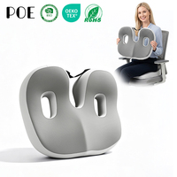 Coussin de méditation ergonomique en mousse à mémoire de forme, coussin de méditation amovible pour s'asseoir au sol