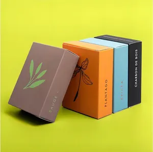 Small White Folding Carton Box Custom Packaging Boxes For Medicine Cosmetic Packaging