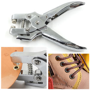 Alicates perforadores de ojales para tarjetas y zapatos, de alta resistencia, 2 en 1, para uso doméstico, de fábrica, para ropa, cuero y cinturones, herramientas de corte - Product Image 3