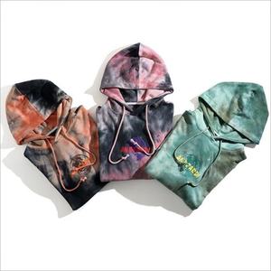 Custom Men Plus Size Tie <b>Dye</b> Print Hooded Sweatshirt High Street Casual Pullover 100% Cotton Fleece <b>Hoodies</b> - Product Image 5