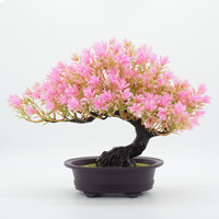 Meilleures ventes : Plantes artificielles Bonsaï avec vase pour décoration de table, Bonsaï artificiel d'accueil pour la maison, Plante graminée
