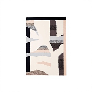 Professional Modern Custom Waterproof Reversible Striped Cotton Flat <b>Weave</b> Hand Woven Indoor Outdoor Economical Area Rugs Sets - Product Image 1