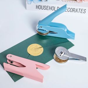 Sello de Oficina Personalizable con Detalles Perfectos, Sello de Grabado Portátil, Simple, Reutilizable, Hecho de Metal Duradero - Product Image 1