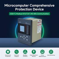 Relais de protection triphasé EastSong ES8-F à micro-ordinateur, RS-485 Modbus RTU/TCP, surintensité, harmoniques, 16DI 12DO