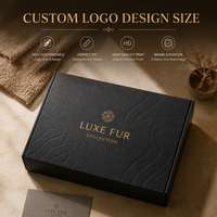 Caja Rígida Plegable de Cartón Corrugado de Lujo Personalizada - Empaque Ecológico Duradero con Laminación Mate y Grabado en Relieve Reciclable para Calcetines