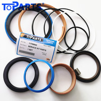 Kit de réparation de joints pour vérin hydraulique TOPARTS 11709543 pour vérin de bras de chargeuse-pelleteuse BL70 (Matériaux PU+NBR+PTFE)