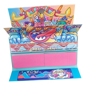 Papel de Liar Slim Jim de Combustión Lenta Sin Colorantes, 32 Papeles NATURALES y Boquillas + Grinder de 8 Bandejas, Calidad Premium - Product Image 4