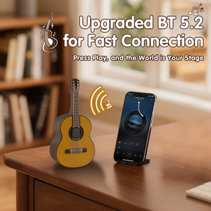 Sáng Tạo Biểu Tượng Tùy Chỉnh Guitar Loa Không Dây 3D PVC Tuyệt Vời Chất Lượng Âm Thanh Du Lịch Di Động USB Loại C Loa Không Dây - Product Image 5