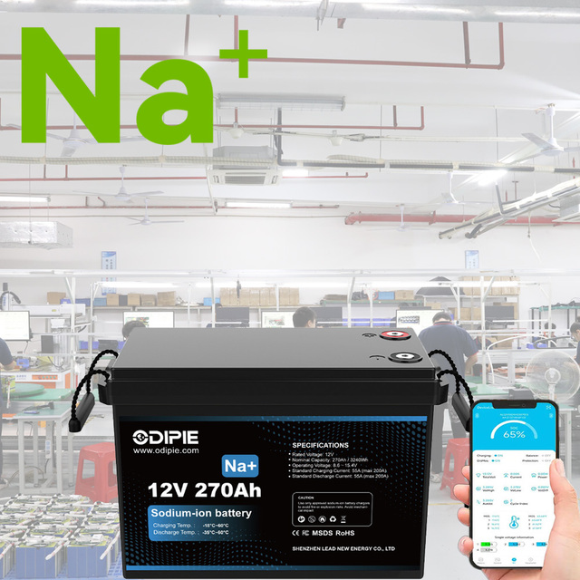 Europe Low-temperature Charging 12V 270Ah 3240Wh Na Sodium Battery Home Solar Energy System Storage Battery Sodium Ion Battery