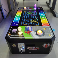 GOOD PROFIT Mini machine de jeu vidéo d'arcade à monnaie Table de jeu portable multi-jeux pour enfants Café