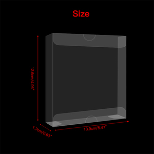 Cajas Protectoras Transparentes para Videojuegos de <span class=keywords><strong>Nintendo</strong></span> <span class=keywords><strong>3DS</strong></span>, Estuches Rígidos de Exhibición con Compatibilidad NTSC - Product Image 5