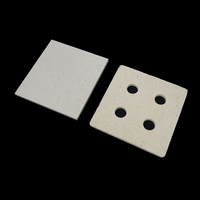 Plaques en céramique Cordierite Mullite rondes/carrées pour fours, avec service de découpe, haute résistance au feu, certifiées ISO 9001